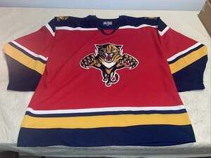 Florida Panthers Starter Jersey Mens Xxl Red Sewn Clean 90s Vintage Sewn Crest